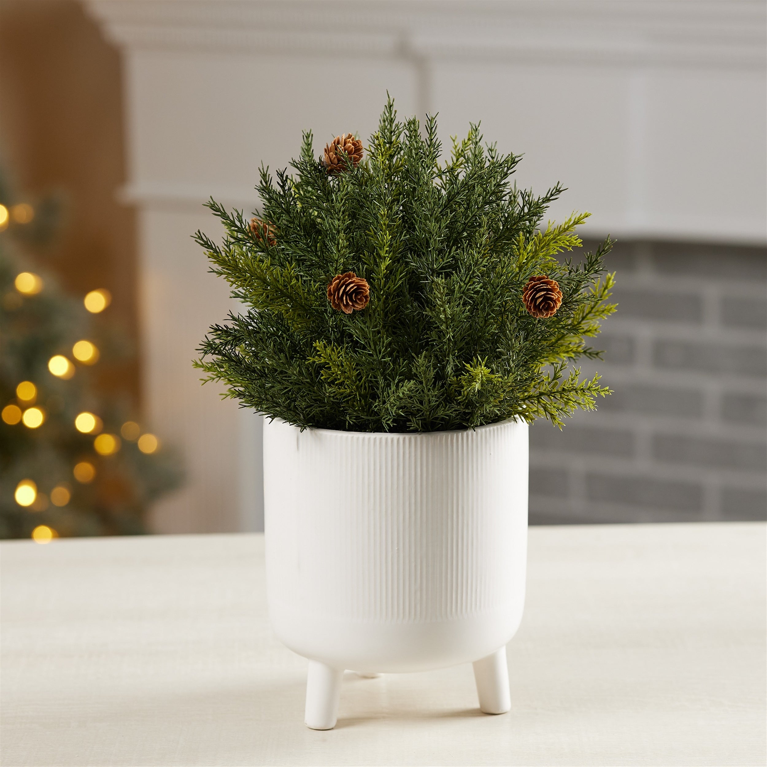 Arborvitae Half Orb 8.5"D Plastic