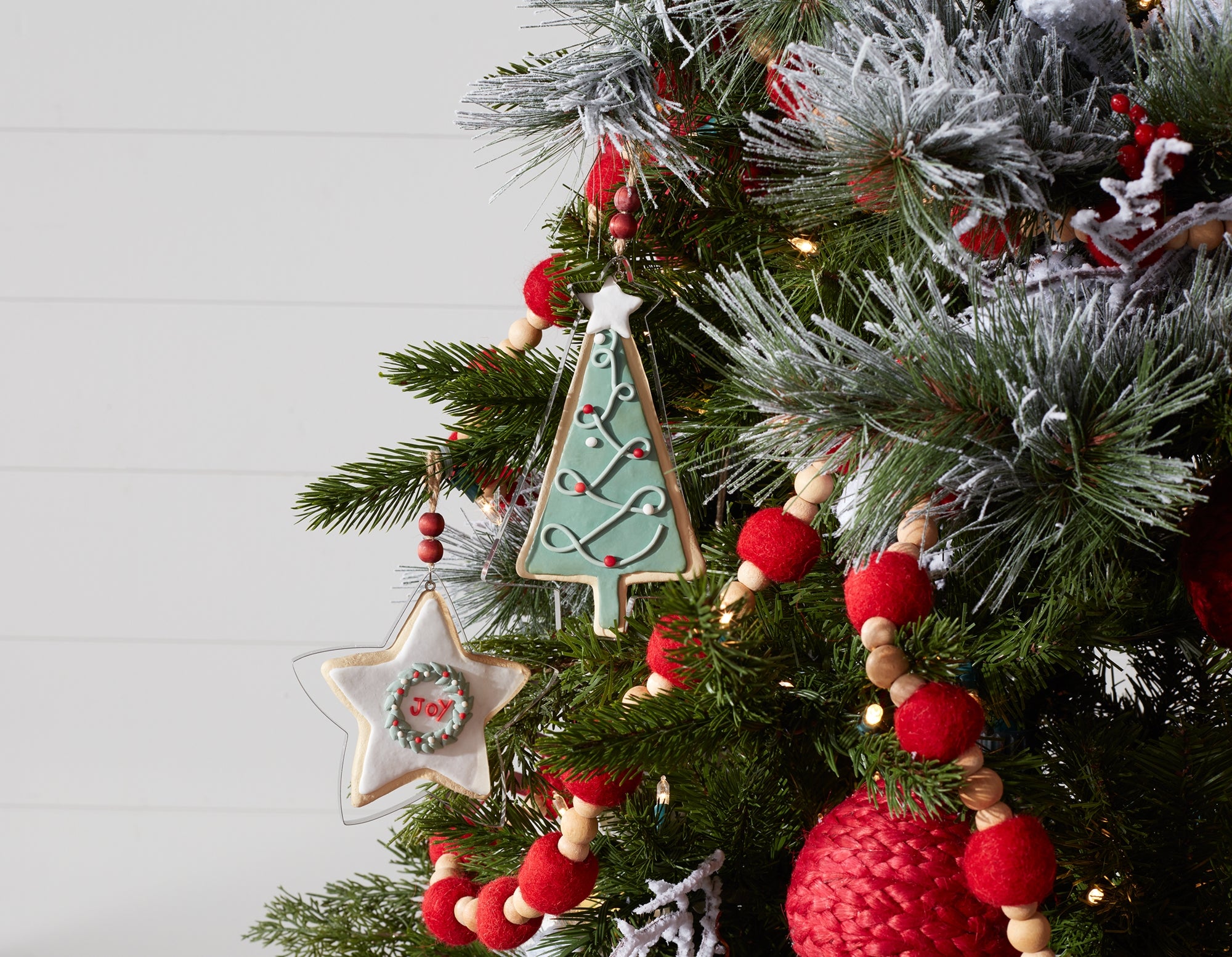 Cookie and Cookie Cutter Ornament (Set of 12) 4.5"H, 6.5"H Clay Dough/Metal