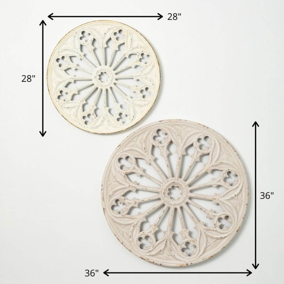 Distressed Metal Wall Decor Medallion Set