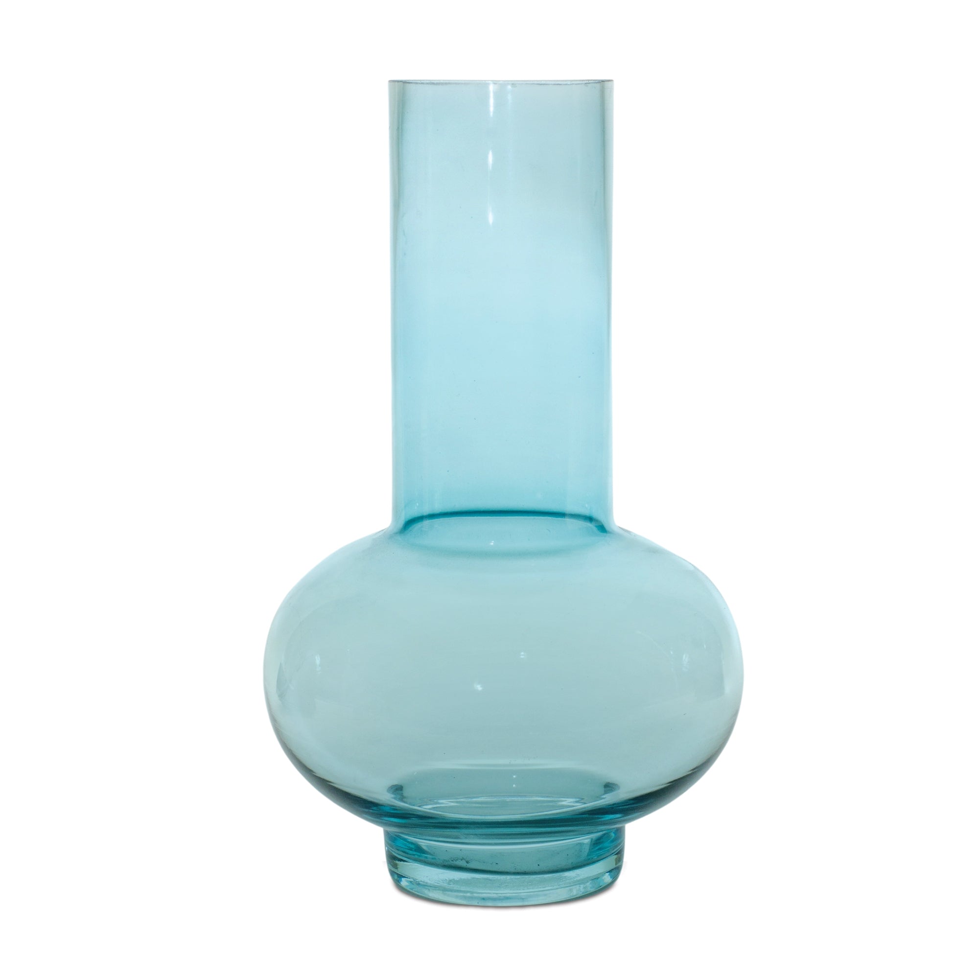 Vase (Set of 2) 7"D x 11.75"H Glass