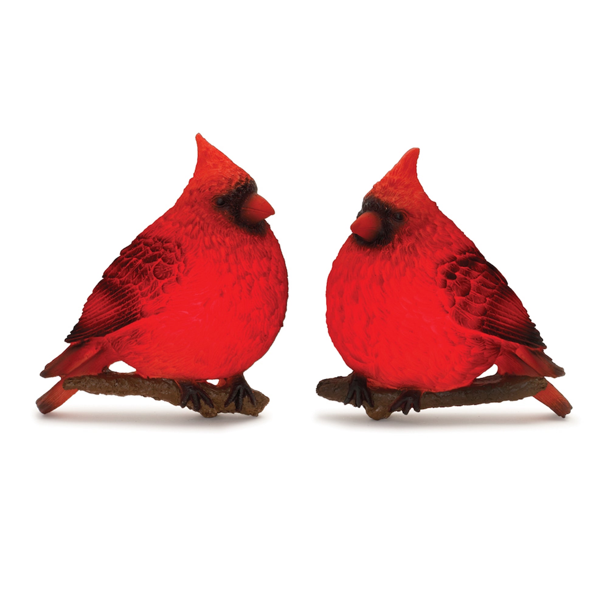 LED Cardinal Bird Wall Hanging (Set of 2)