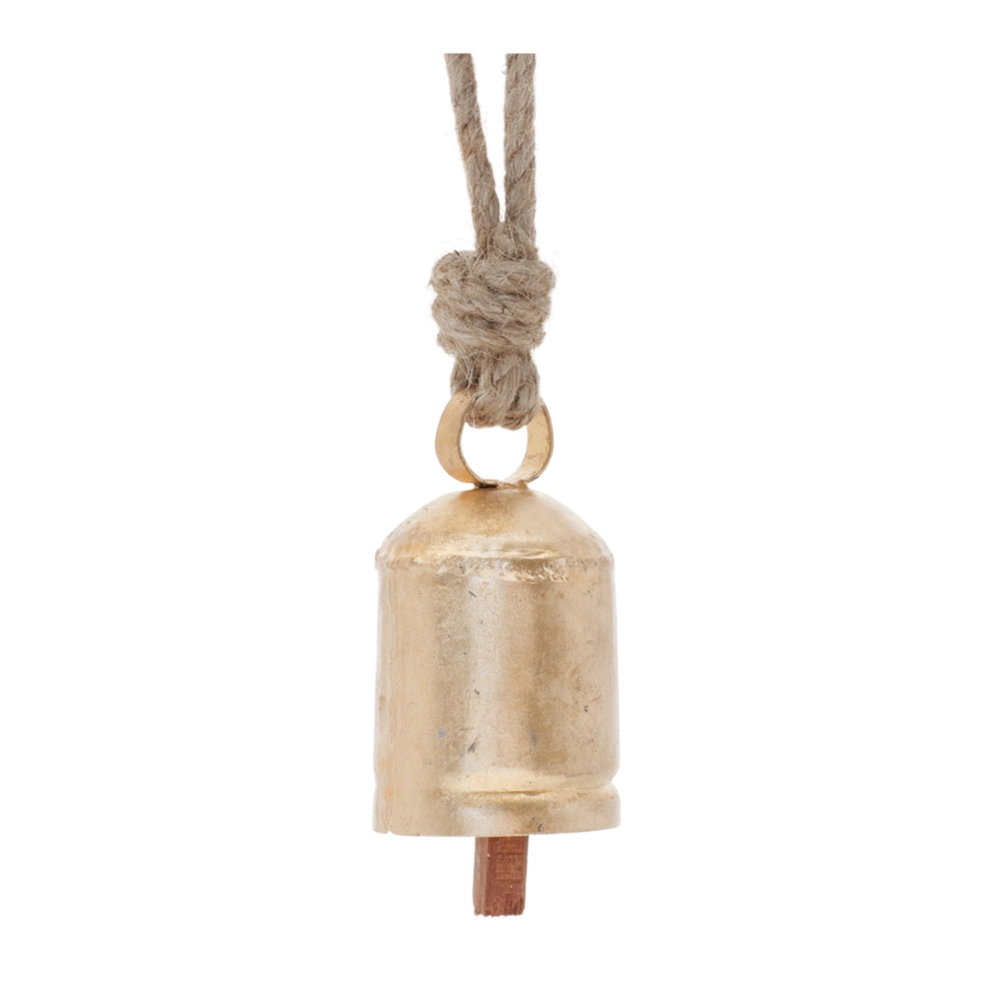 Gold Metal Bell Ornament (Set of 6)