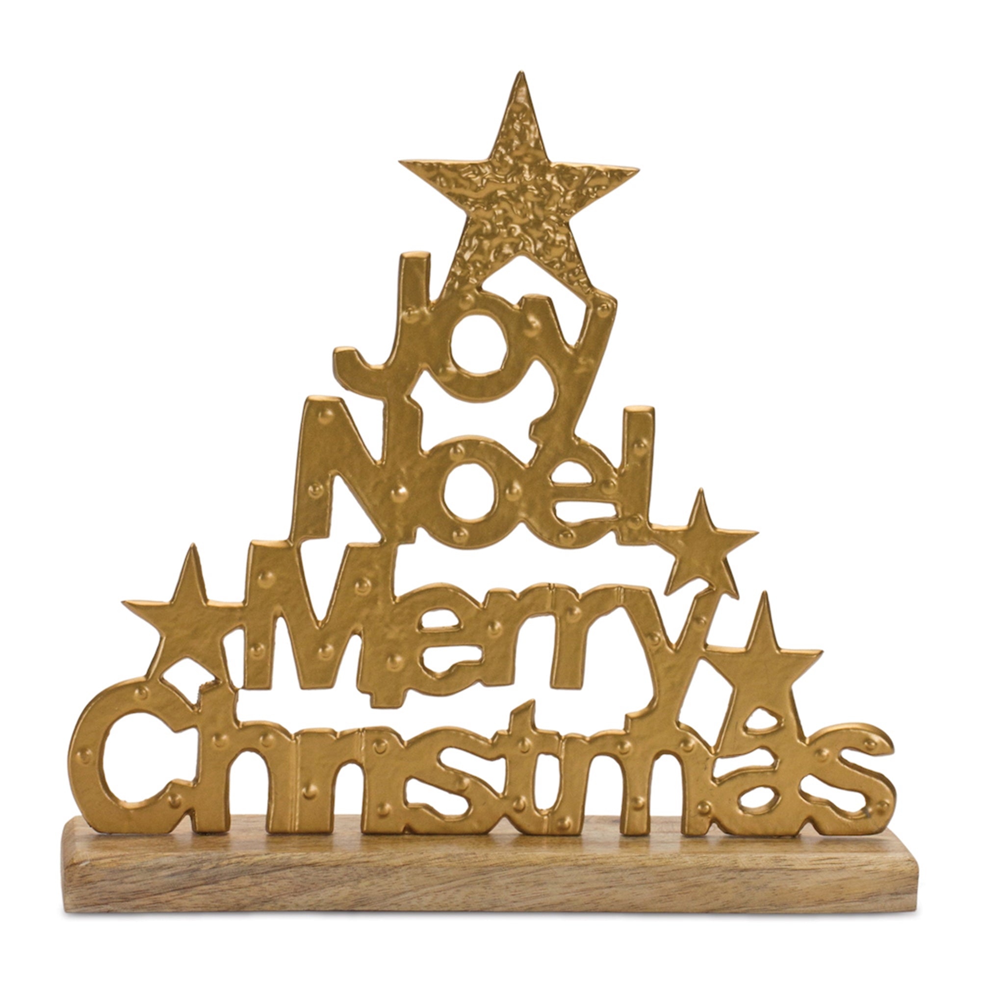 Christmas Sentiment Tree Sign 10"L