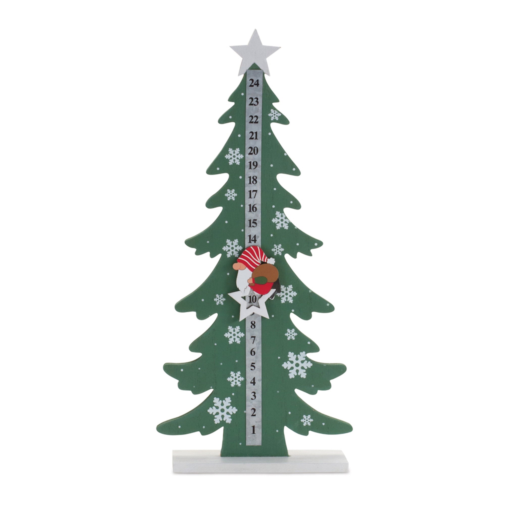 Gnome Christmas Tree Countdown 16"H