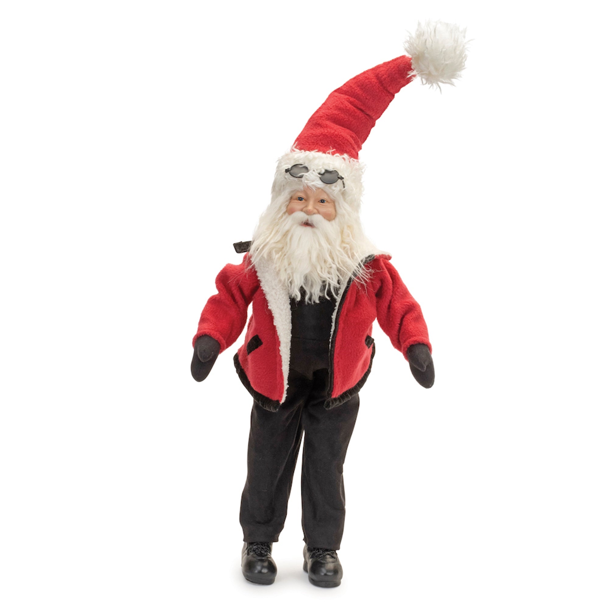 Plush Snow Suit Santa 27.75"