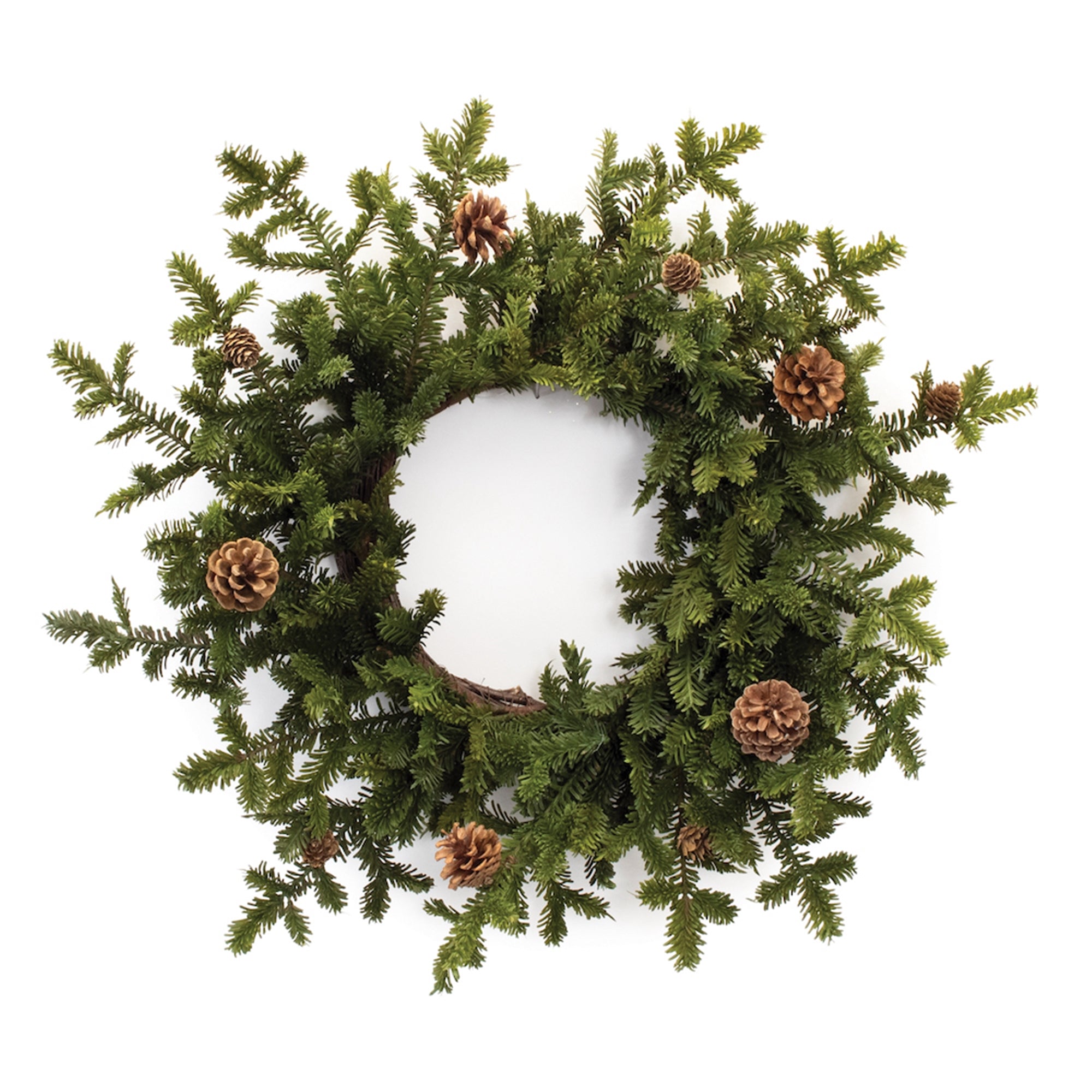 Pine Cone Wreath 25"D