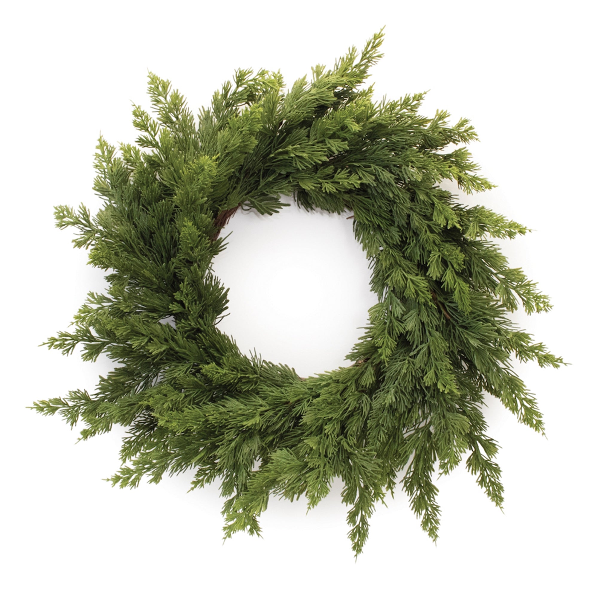 Variegated Pine Wreath 25"D