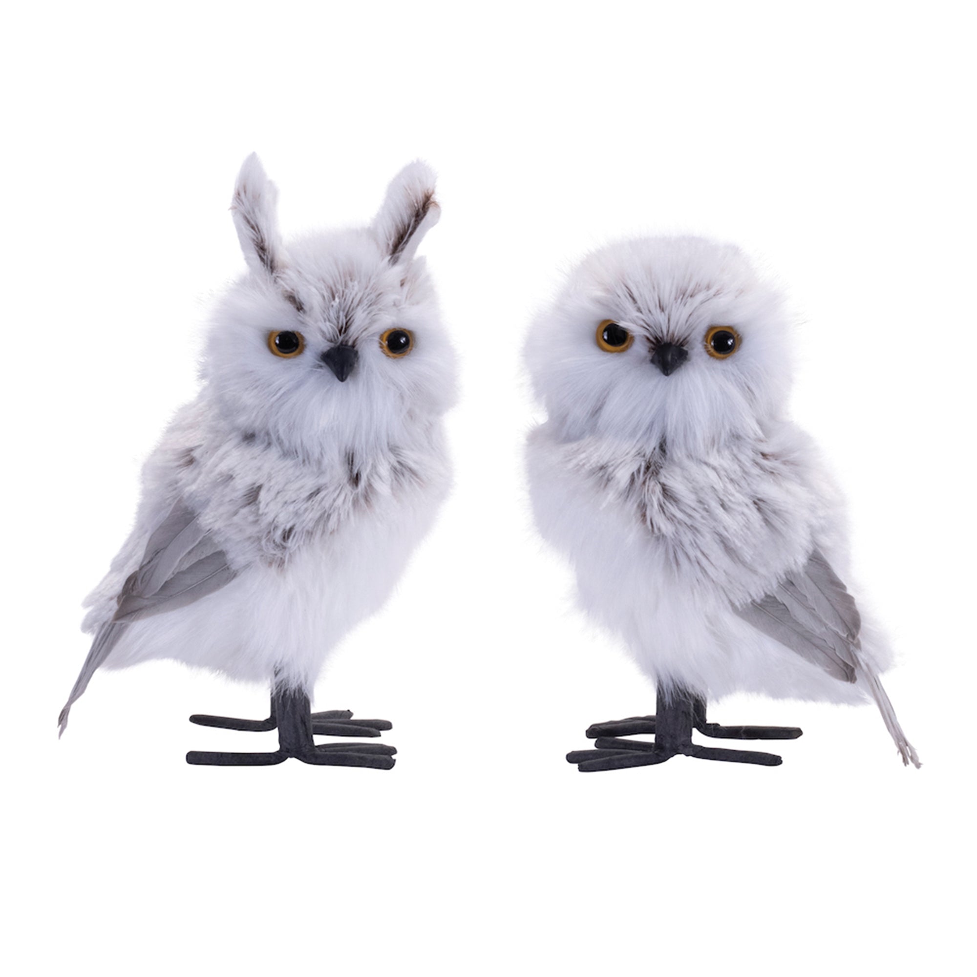 Fluffy Winter Owl Shelf Sitter (Set of 6)