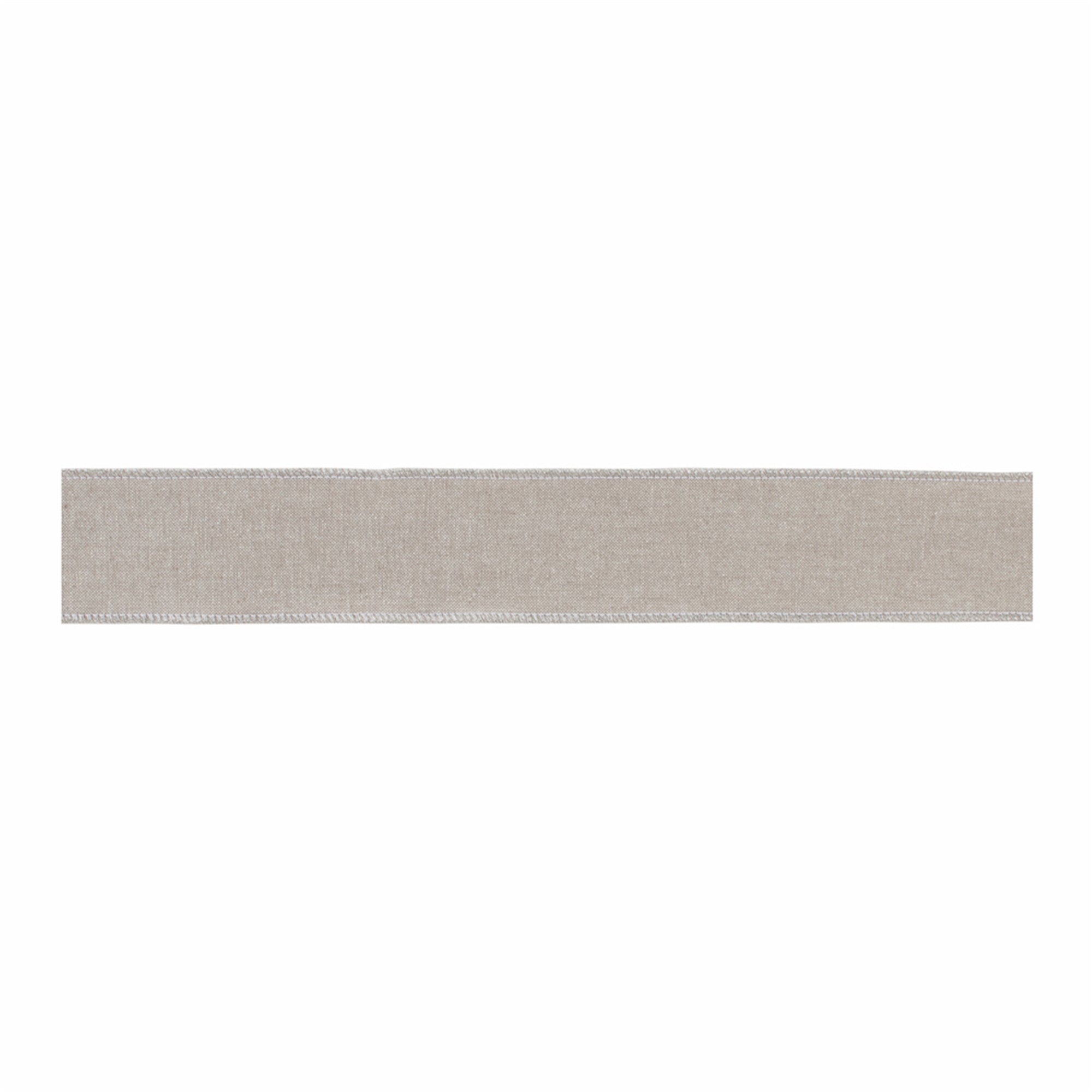 Beige Shimmer Wired Ribbon (Set of 2)