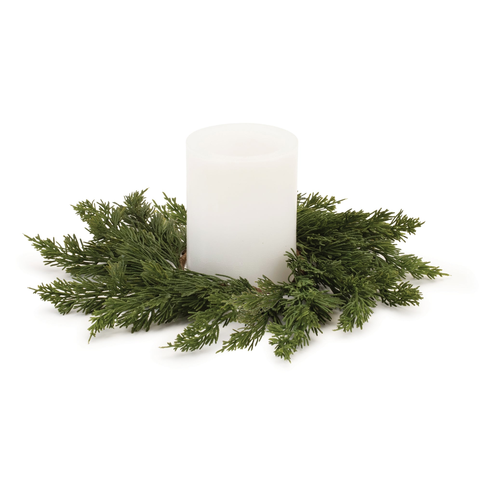 Pine Candle Ring (Set of 2)