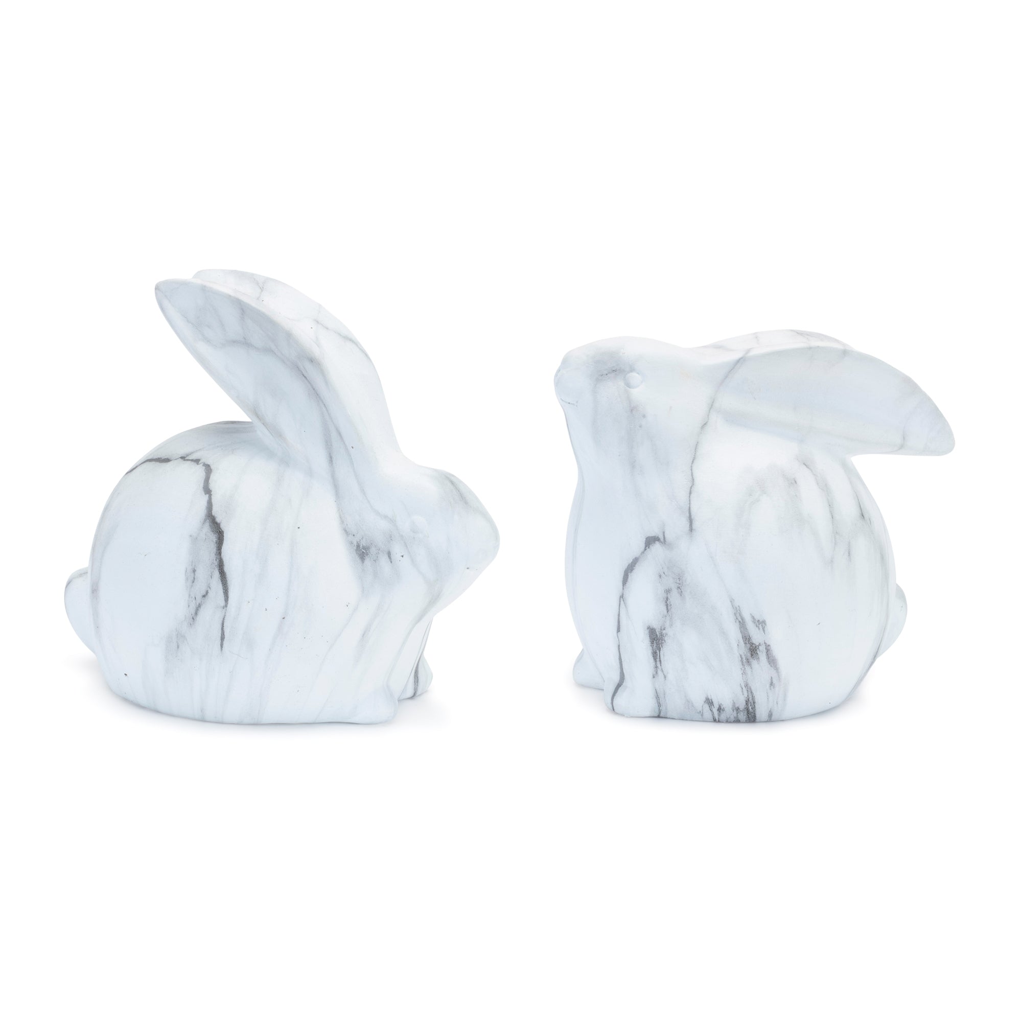 Marble Design Rabbit Shelf Sitter (Set of 2)