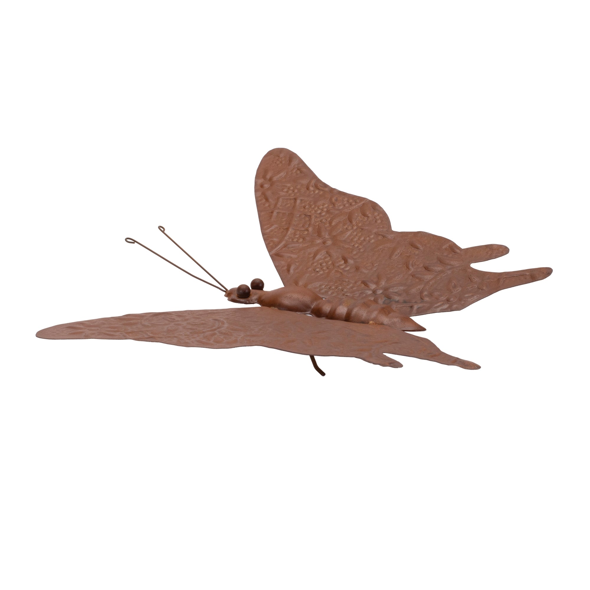 Bronze Metal Butterfly Garden Accent 12.5"L