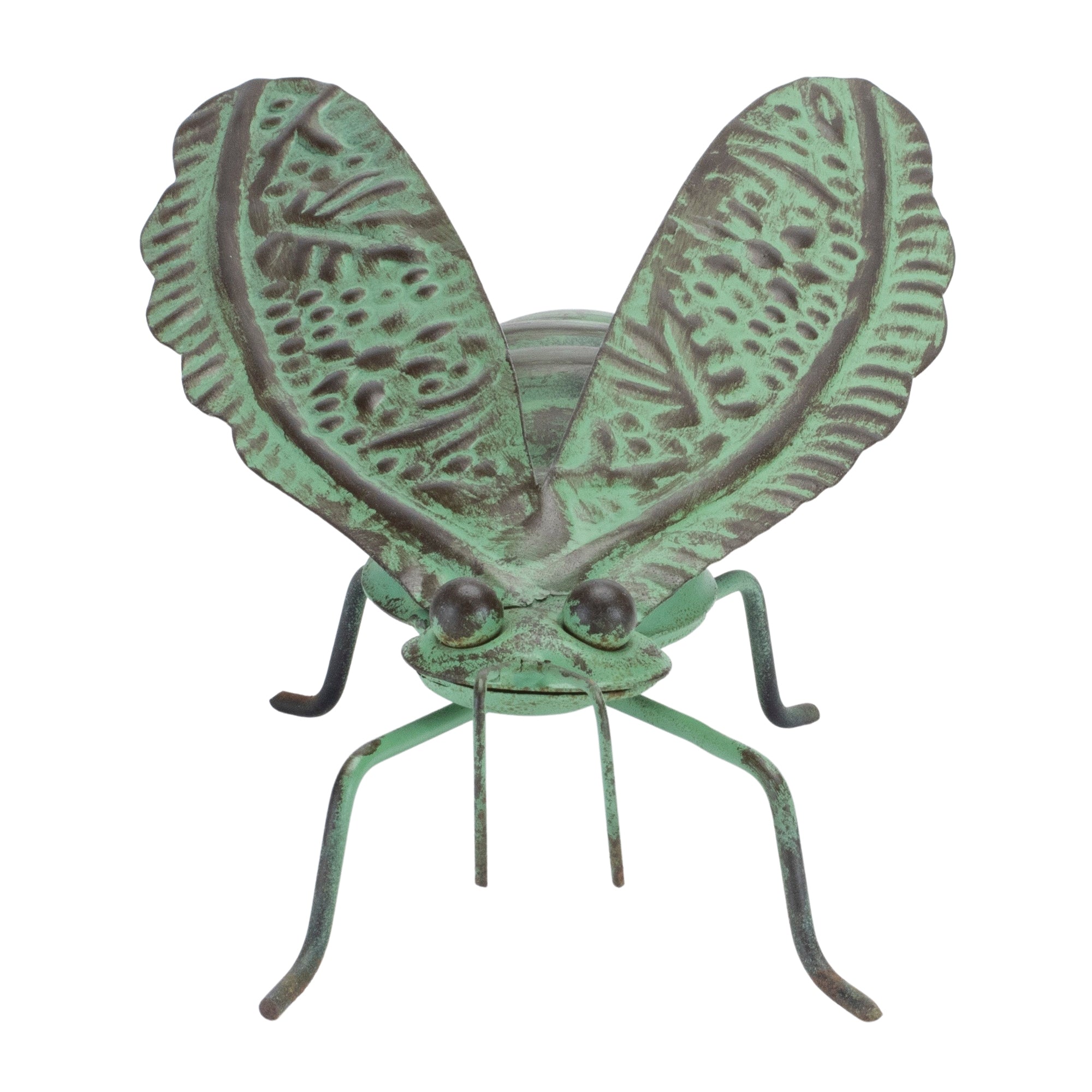 Iron Metal Bumble Bee Garden Accent (Set of 2)