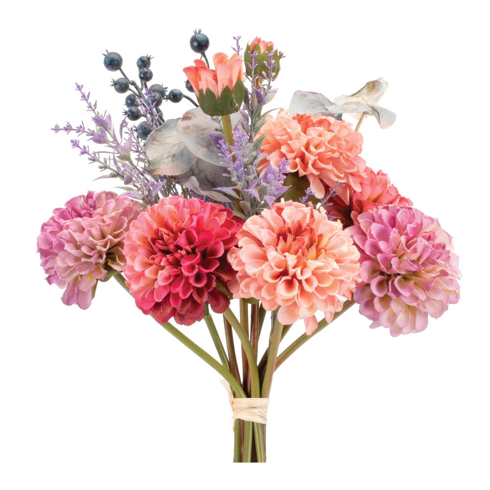 Mixed Zinnia Floral Bouquet (Set of 2)