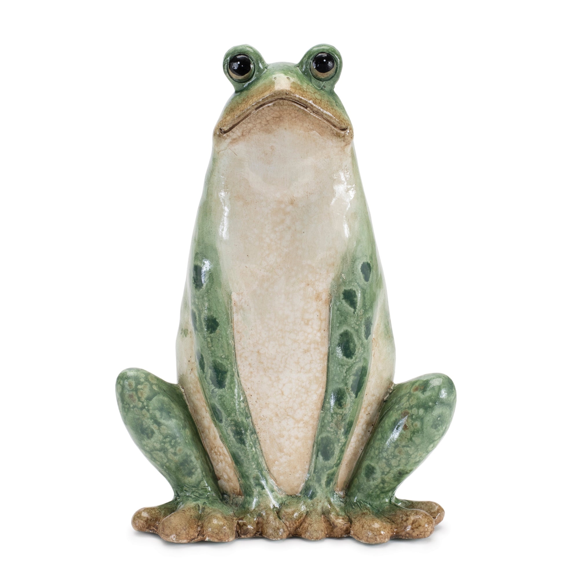 Ceramic Garden Frog Statue (Set of 2)