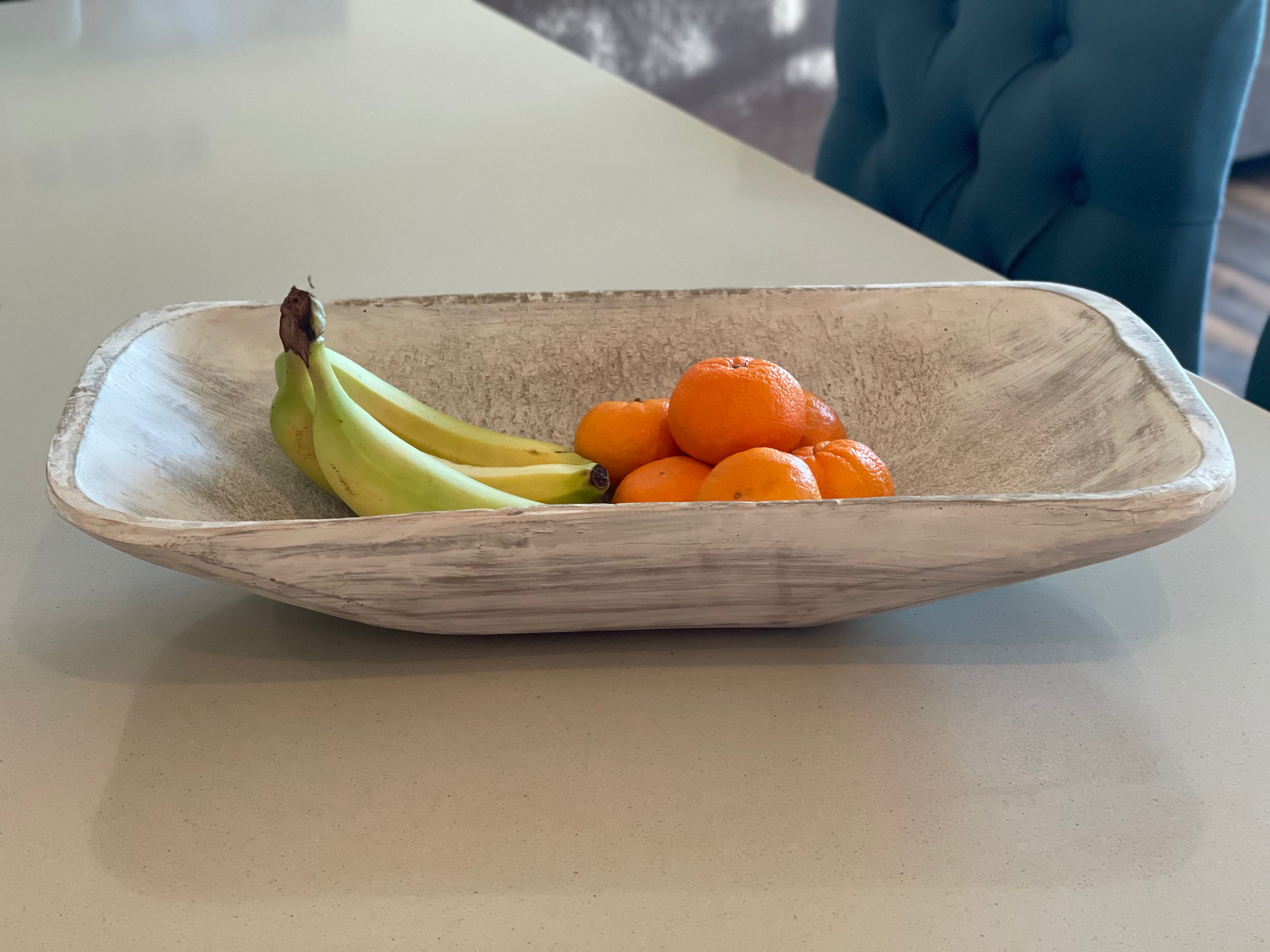 Whitewash Rustic Bowl