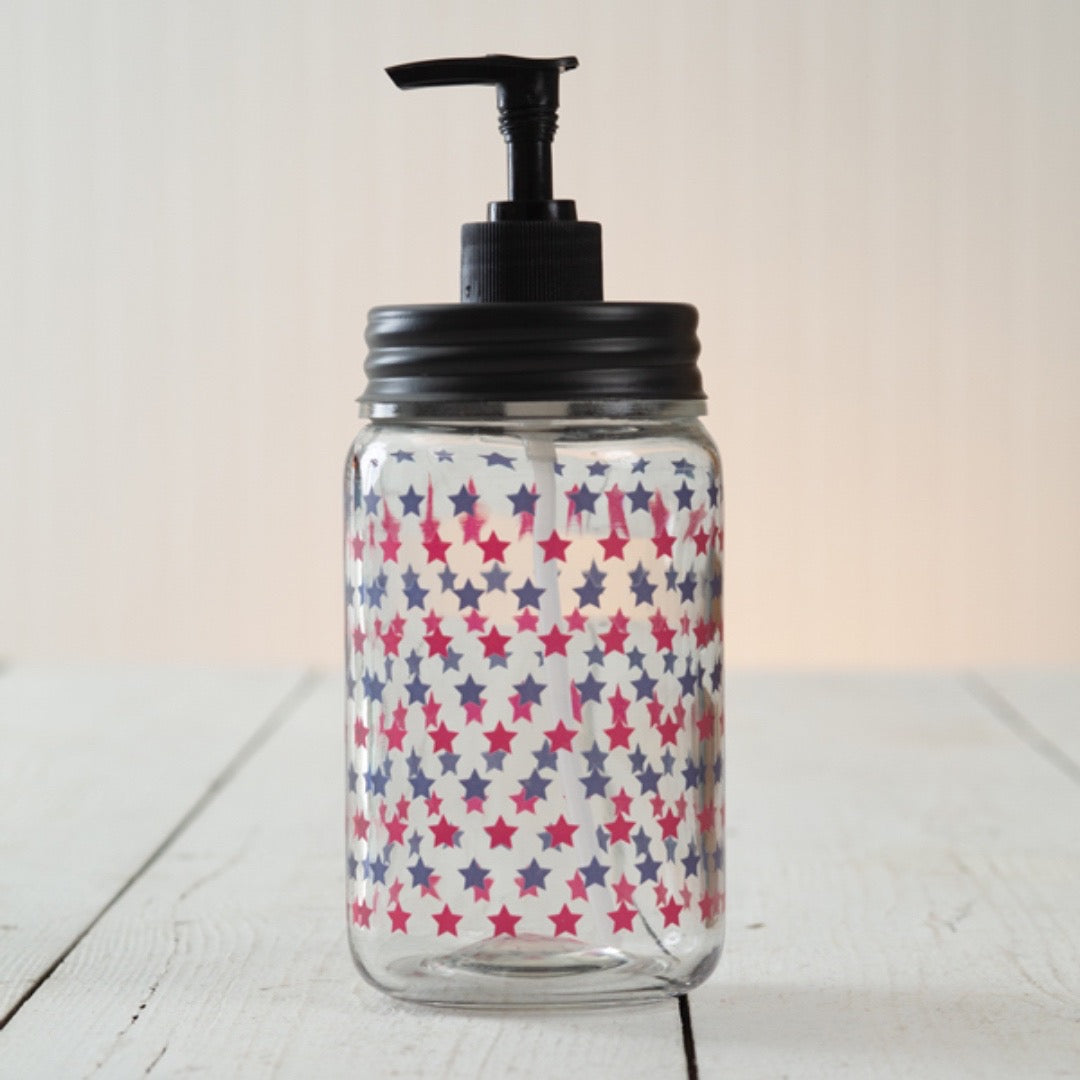 Patriotic Stars Soap Dispenser