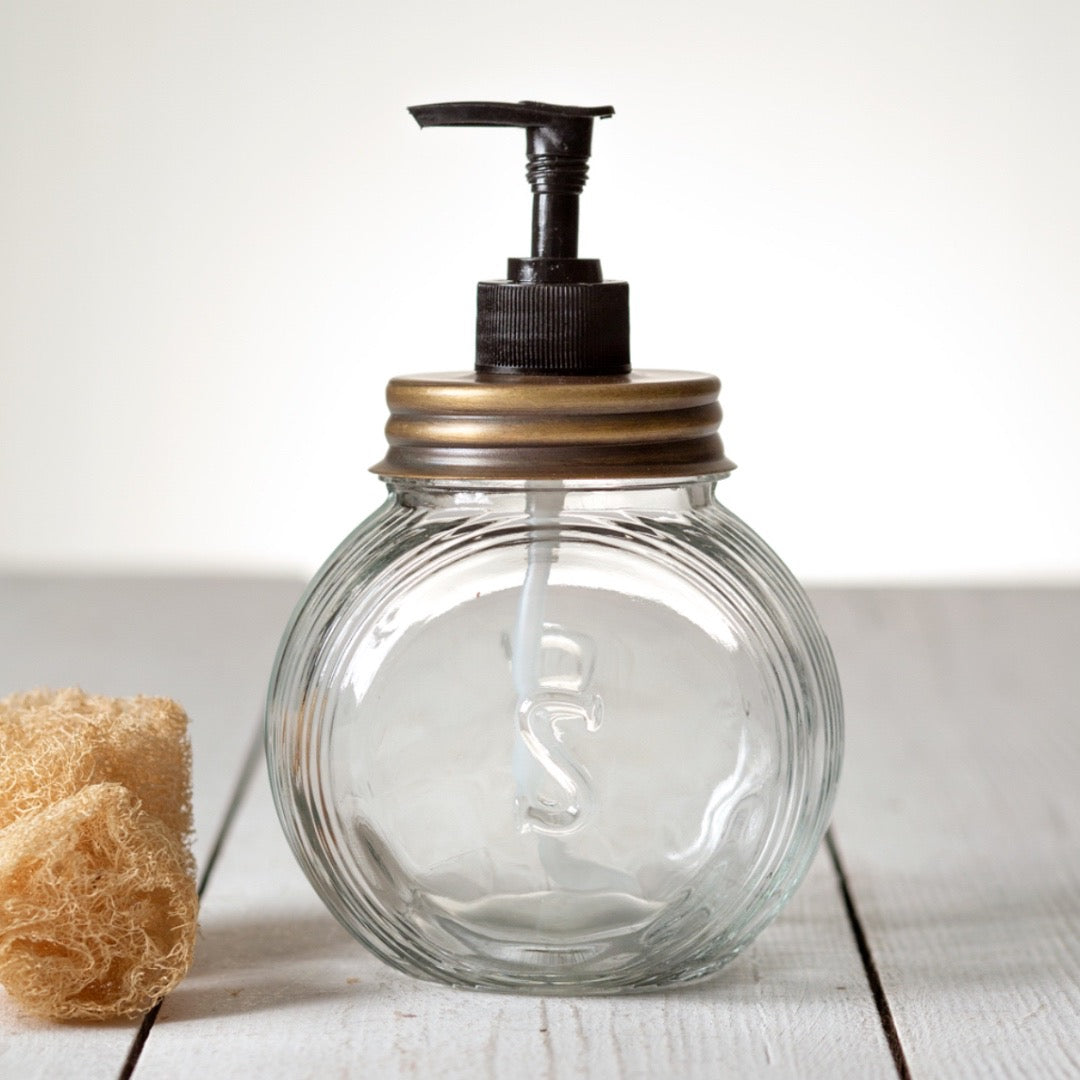 Antique Brass Soap Dispenser